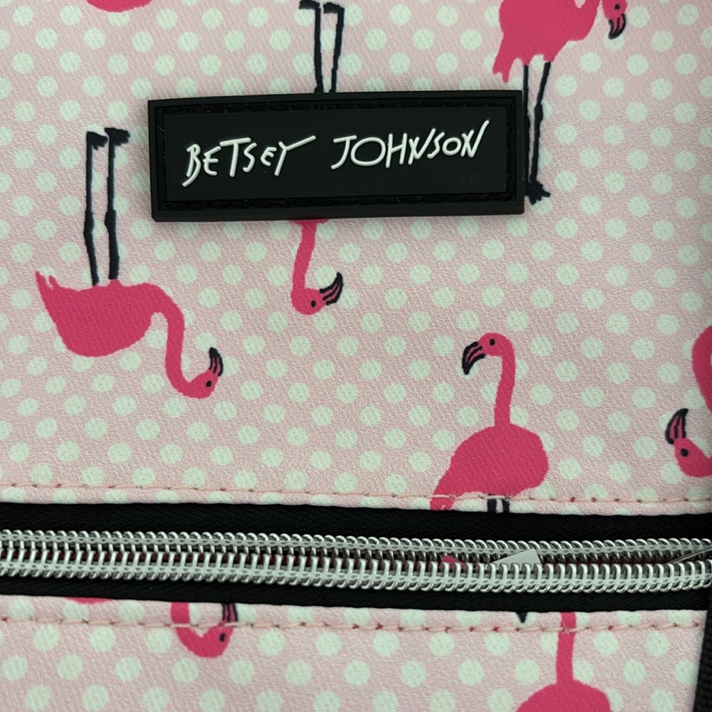 ☀️Betsey Johnson Pink Flamingo Tote Bag - Picture 11 of 13